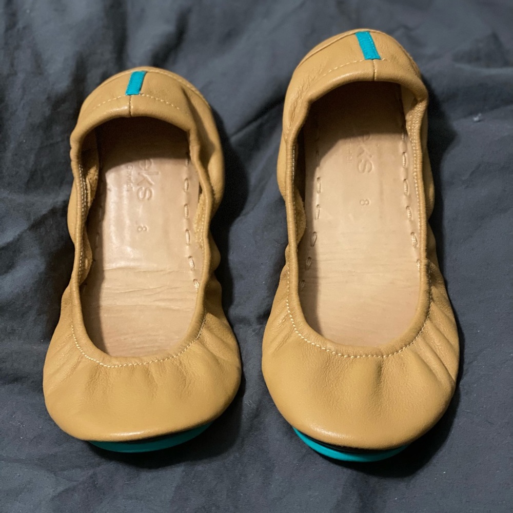 Tieks Camel Flats